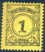 Black Numeral In Ornamental Frame