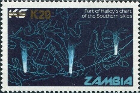 Halley's comet (Surcharge)