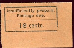 Stamp, Postage Due, Zanzibar,  , Letters (Alphabet)