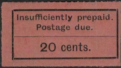 Stamp, Postage Due, Zanzibar,  , Letters (Alphabet)