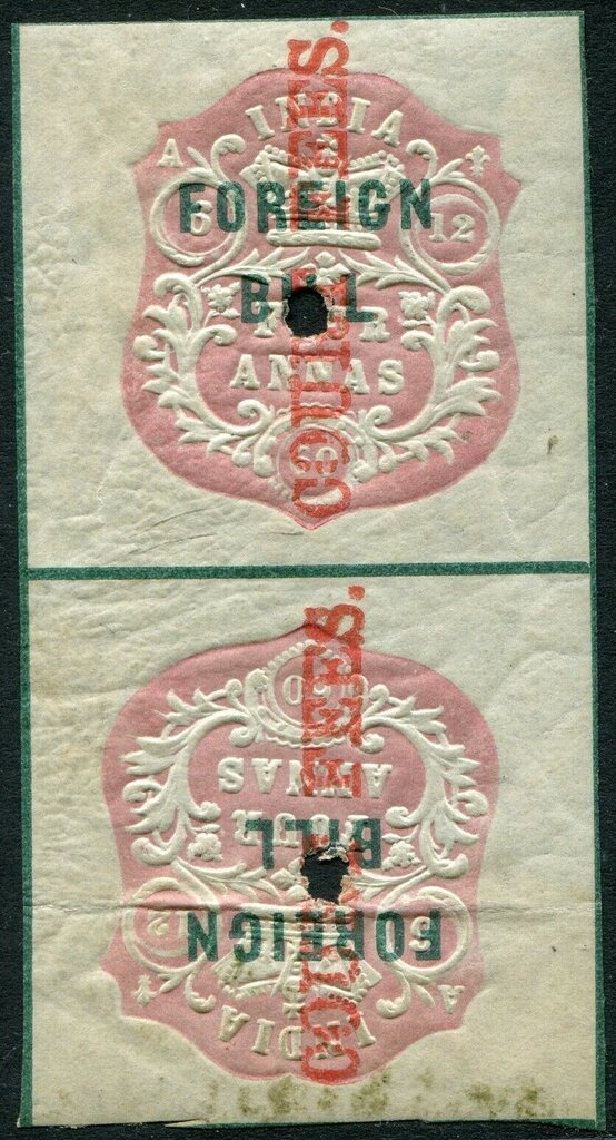 Embossed design with Imperial Crown