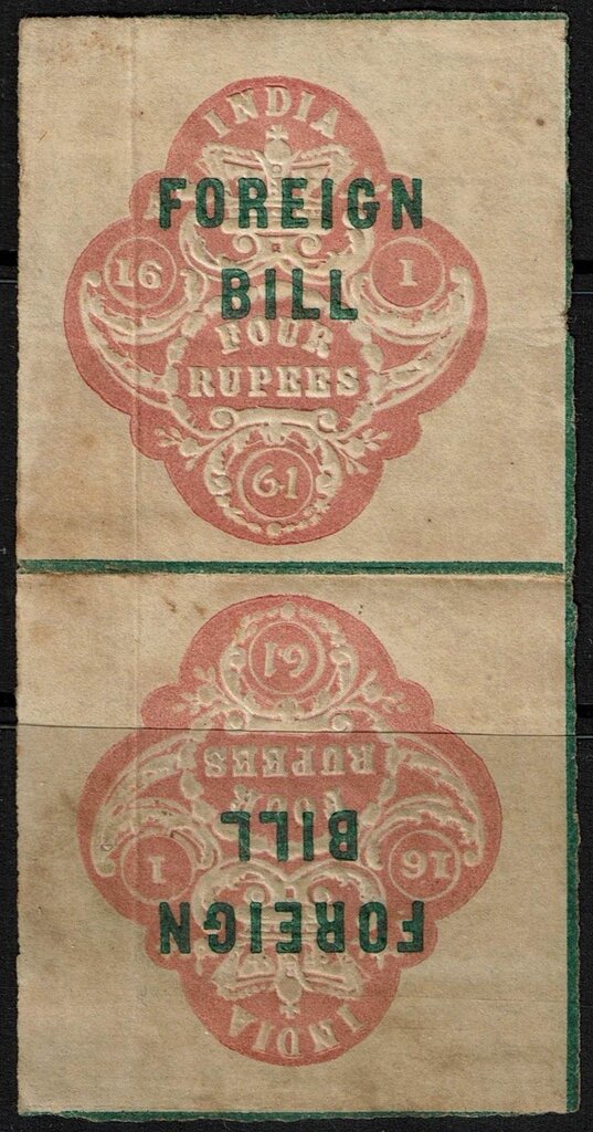 Embossed design with Imperial Crown