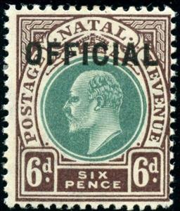 Stamp, King Edward VII, Natal,  , Crowns and Coronets, Famous People, Heads of State, Kings, Men, Royalty