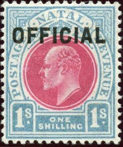 Stamp, King Edward VII, Natal,  , Crowns and Coronets, Famous People, Heads of State, Kings, Men, Royalty