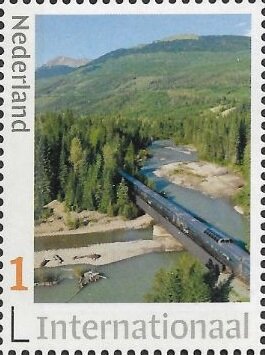 Stamp, The Canadian, Netherlands- Personalized stamps,  , Railways