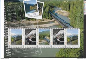 Souvenir Sheet, The Canadian, Netherlands- Personalized stamps,  , Railways