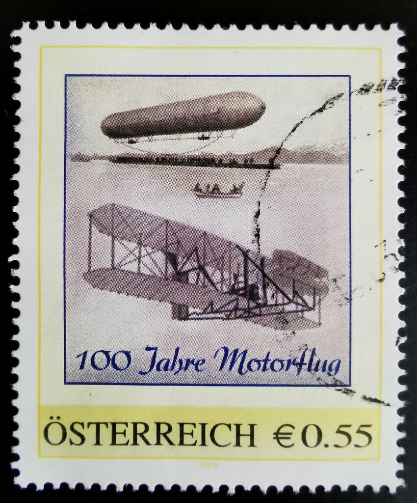Meine Marke - yellow frame - 100 years Aviation