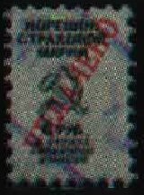 Social Insurance Fee, Overprinted "PAID"