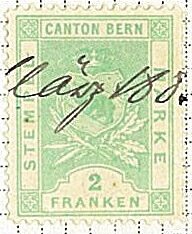 Bern - Stempelmarke