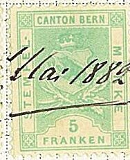 Bern - Stempelmarke