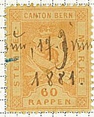 Bern - Stempelmarke