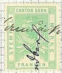 Bern - Stempelmarke
