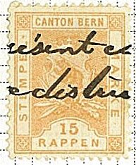 Bern - Stempelmarke