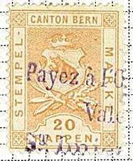 Bern - Stempelmarke
