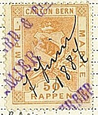 Bern - Stempelmarke