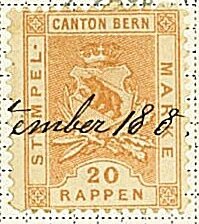 Bern - Stempelmarke