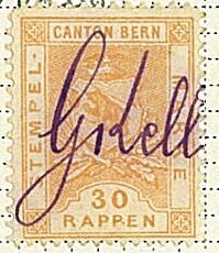Bern - Stempelmarke