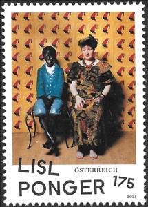 Stamp, "Gone native", by Lisl Ponger, Austria,  , Art, Artists, Suits and Costumes