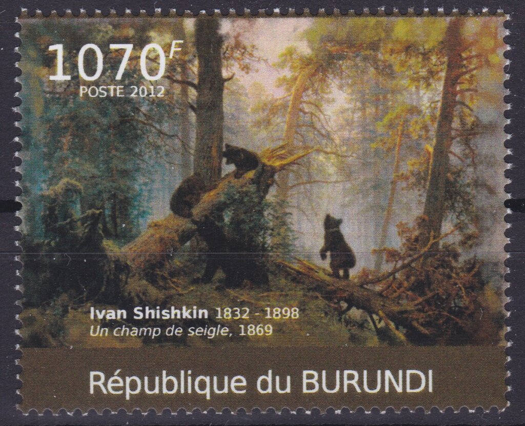 "Morning in a Pine Forest" (1869)
