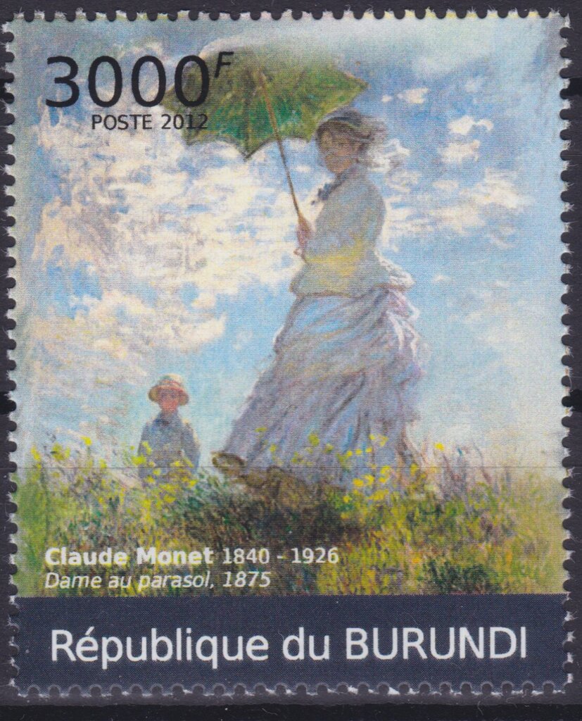 "The Promenade, Woman with a Parasol" (1875)