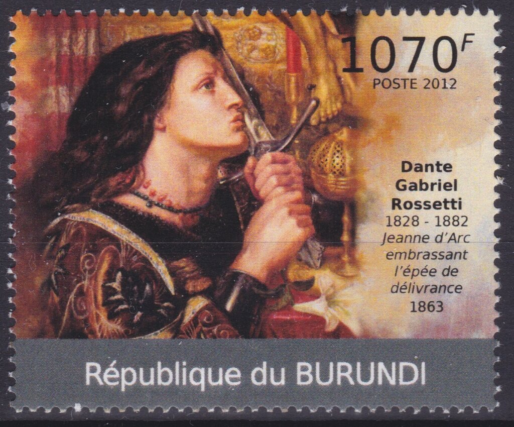 Joan of Arc, Painting by Dante Gabriel Rosetti