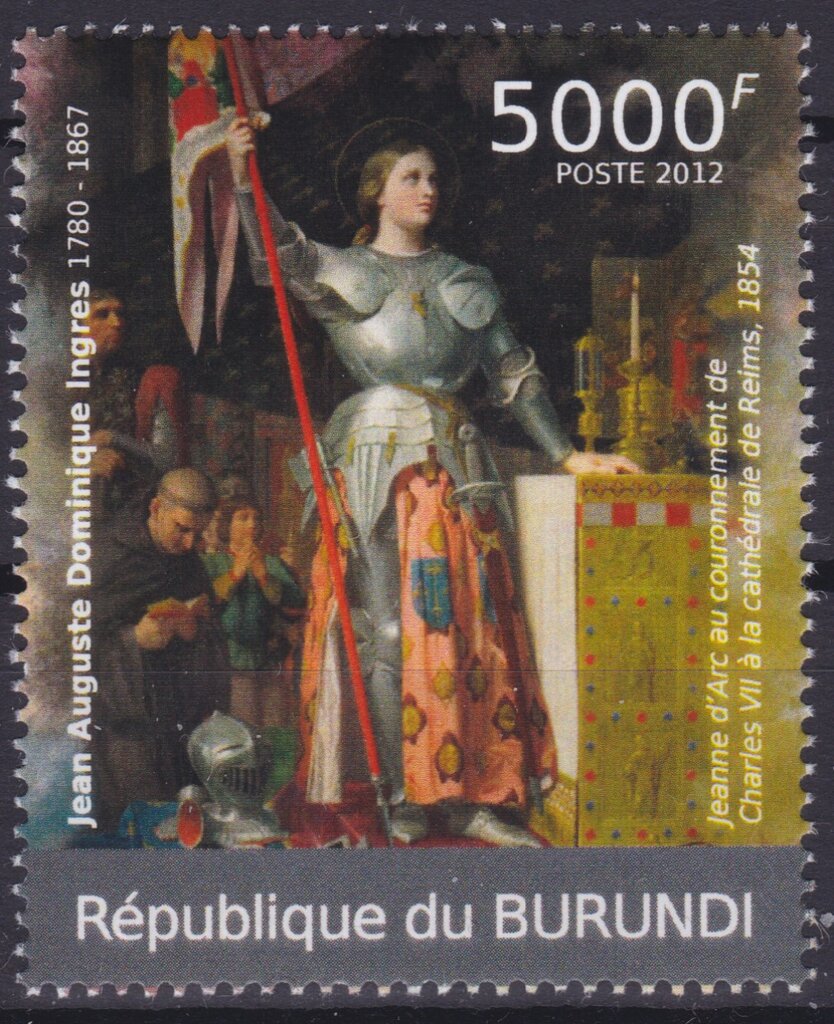 Joan of Arc, Painting by Jean Auguste Dominique Ingres