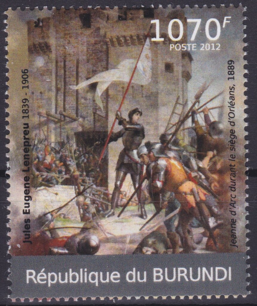 Joan of Arc, Painting by Jules Eugene Lenepreu