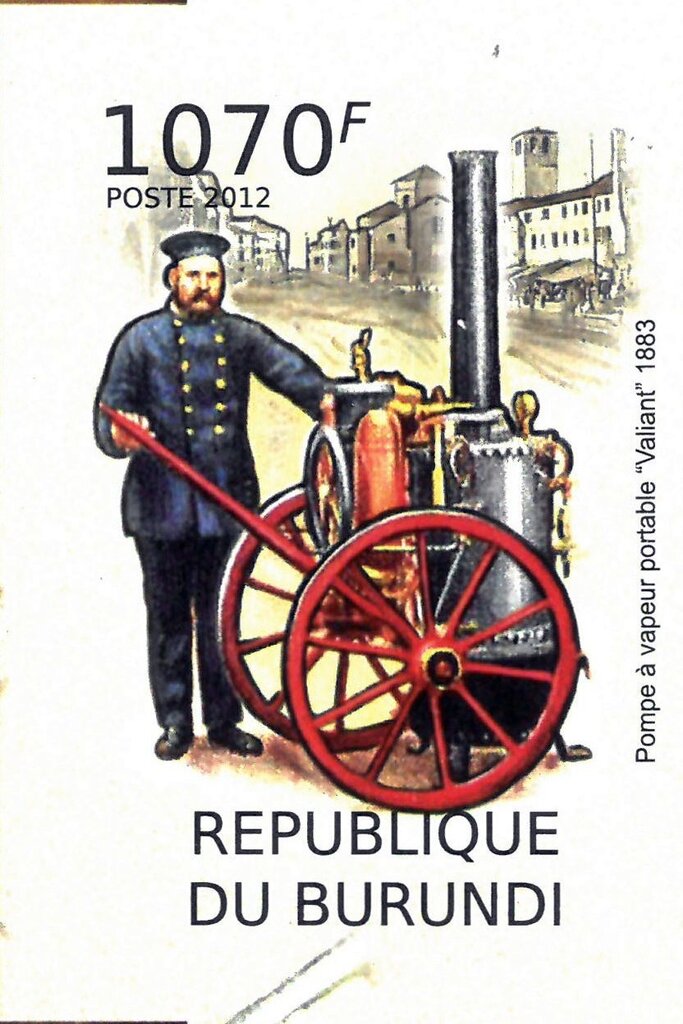 Pompe a vapeur portable "Valiant" 1883