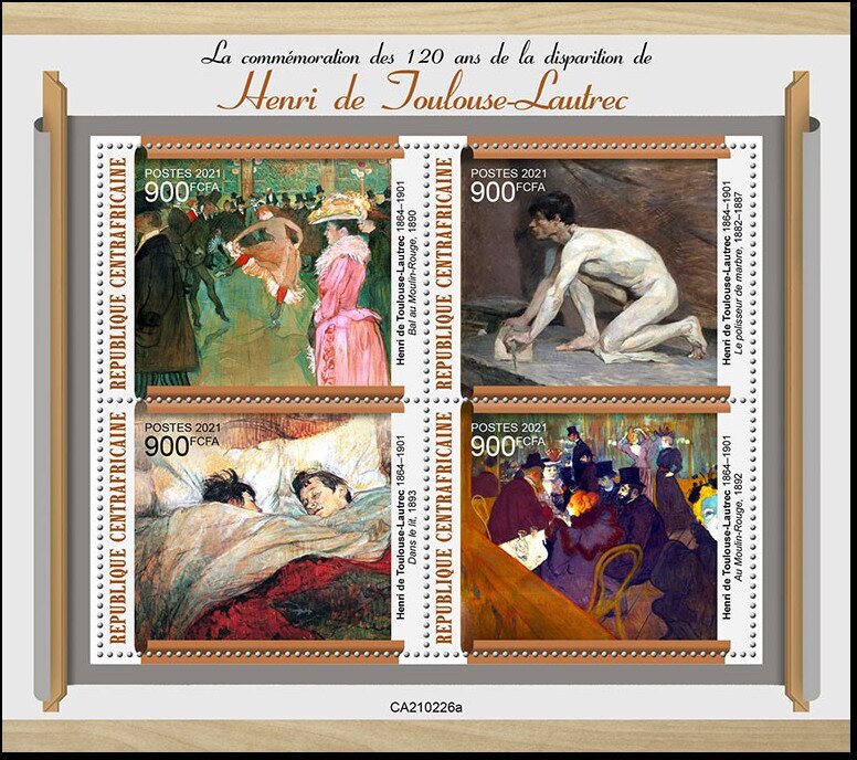 120th Memorial Anniversary of Henri de Toulouse-Lautrec