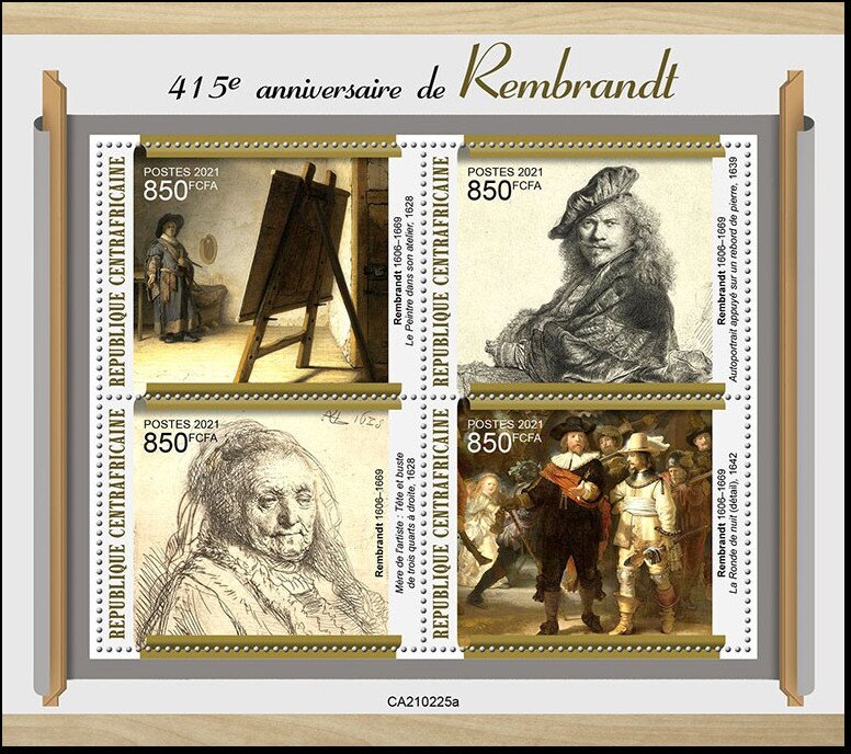 415th Birth Anniversary of Rembrandt