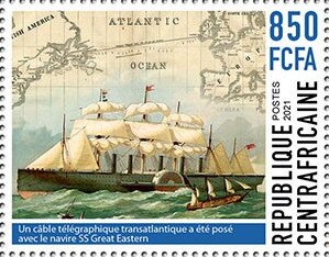 A Telegraphic Transatlantic Cable Laid by SS Great Eastern