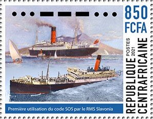 First Use of the Code SOS by RMS Slavonia