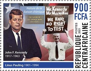 Linus Pauling (1901-1994) and John F. Kennedy