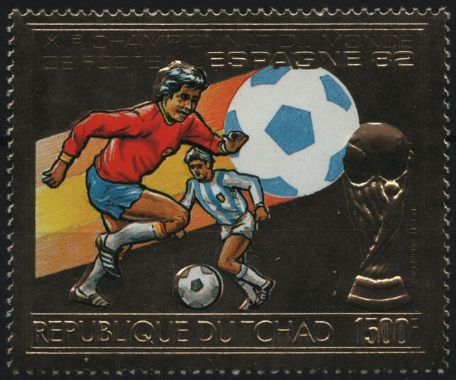 Playing football