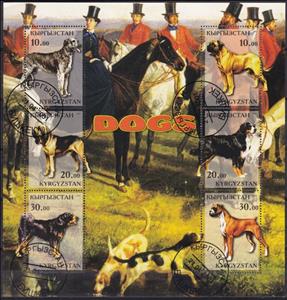 Mini Sheet, Dogs, Cinderellas,  , Dogs, Horses, Hunting