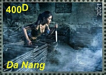 Stamp, Yuan Herong, Cinderellas,  , Models, Photographs, Women