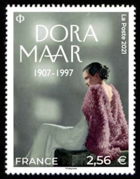 Stamp, Dora Maar, Photographer, France,  , Photographers, Women