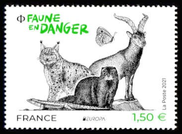 Europa (C.E.P.T.) 2021 - Endangered Species