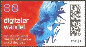 Stamp, Digital Change at Deutsche Post : The Stamp Becomes Digital, Germany, Federal Republic,  , Postal Services, Technology