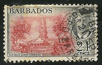 Stamp, Main Guard Garrison, Barbados,  