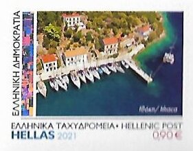 Stamp, View of Ithaca, Greece,  , Landscapes, Tourism