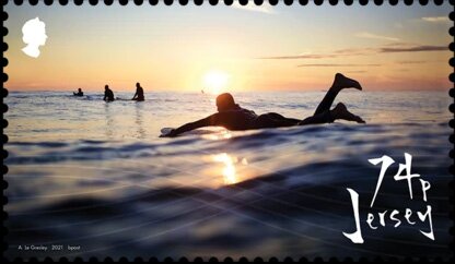Surfing on Jersey