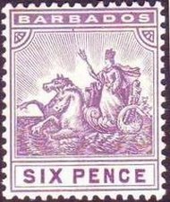 Stamp, Arms, Barbados,  
