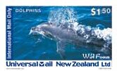 Stamp, Dolphins. Wild Focus 6, Personalized and Private Mail Stamps,  , Animals (Fauna), Dolphins, Mammals, Sea (Marine) Mammals, Sea Life