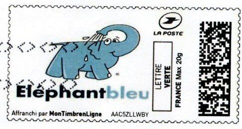 Elephant Bleu