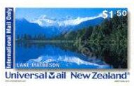 Stamp, Lake Matheson 3, Personalized and Private Mail Stamps,  , Lakes, Landscapes