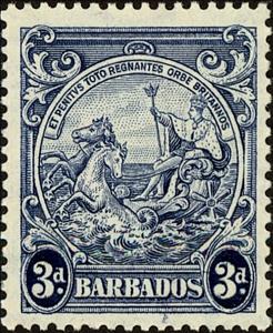 Stamp, Seal of the colony, Barbados,  