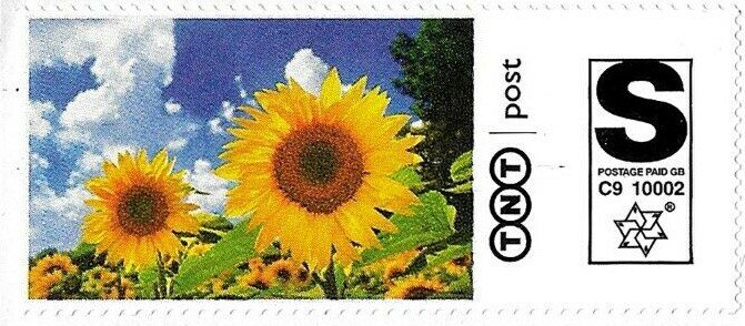 Stamp, Sunflowers, Personalized and Private Mail Stamps,  , Flowers, Plants (Flora), Sunflowers
