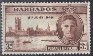 Stamp, Anniversary of the victory, Barbados,  