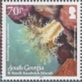 Stamp, Branching sea cucumber, South Georgia and The South Sandwich Islands,  , Animals (Fauna), Sea Life